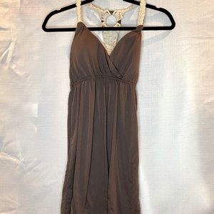 Brown Rope Mini Dress